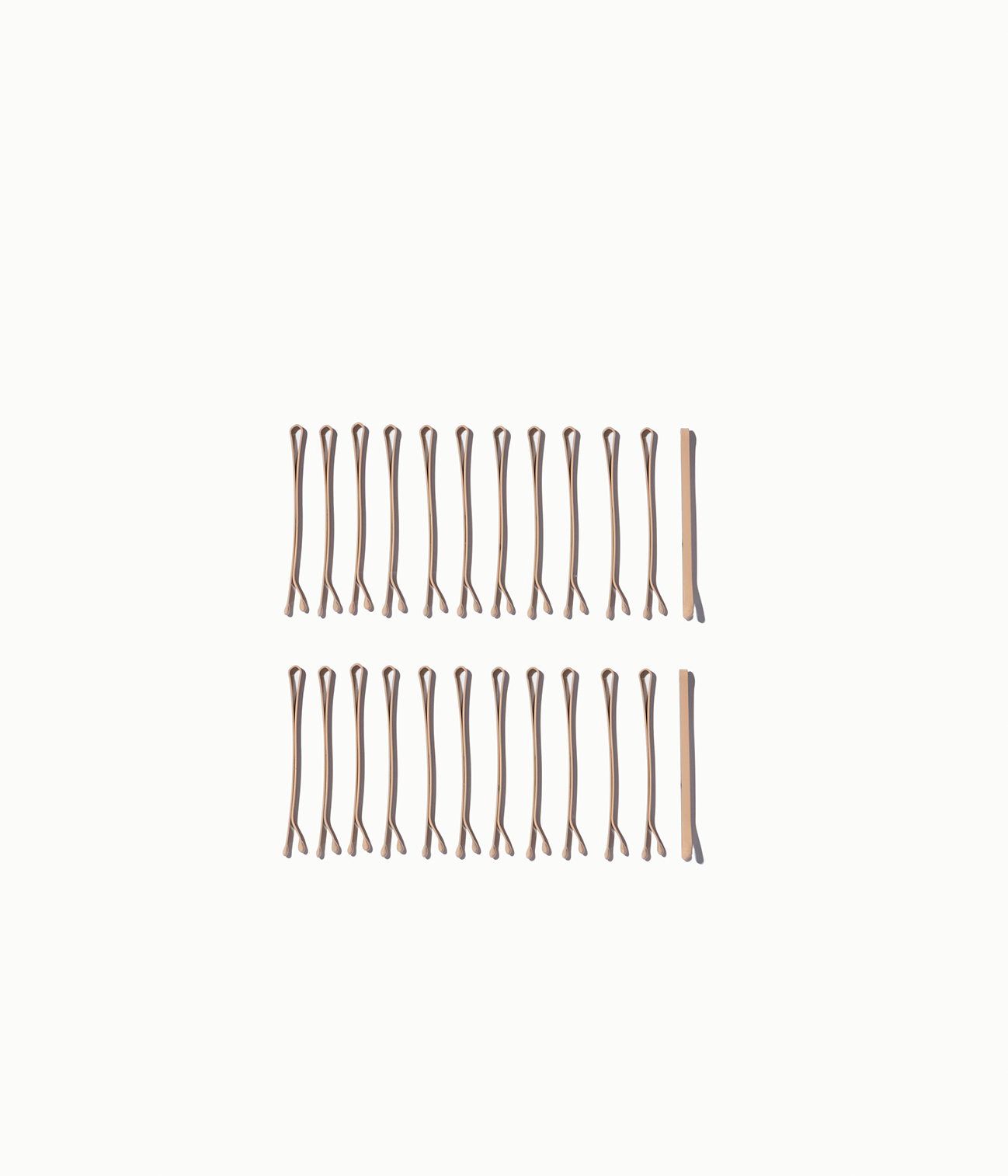 SuperHold™ Flat Enamel Bobby Pins in Blonde Bombshell, 24 Pcs