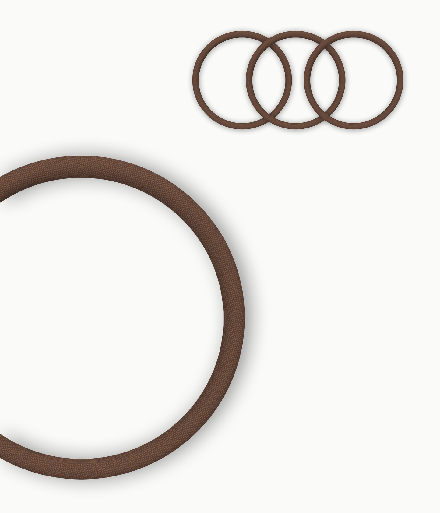 StretchDEFY™ Super-Soft & Hyper-Hold Hairties in Chocolate Glaze, 12 Pcs