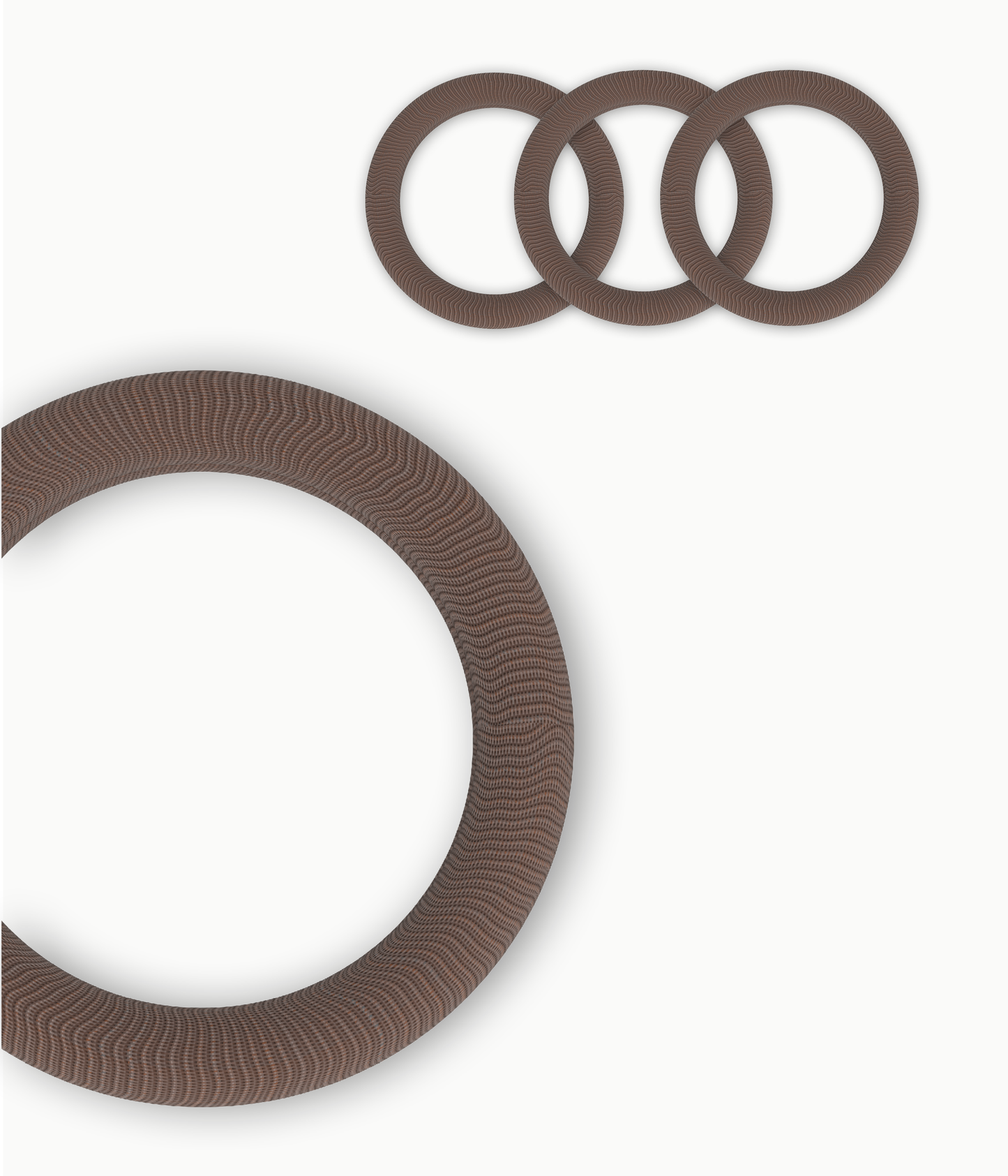 StretchDEFY™ Super-Soft & Hyper-Hold Hairties in Chocolate Glaze, 12 Pcs