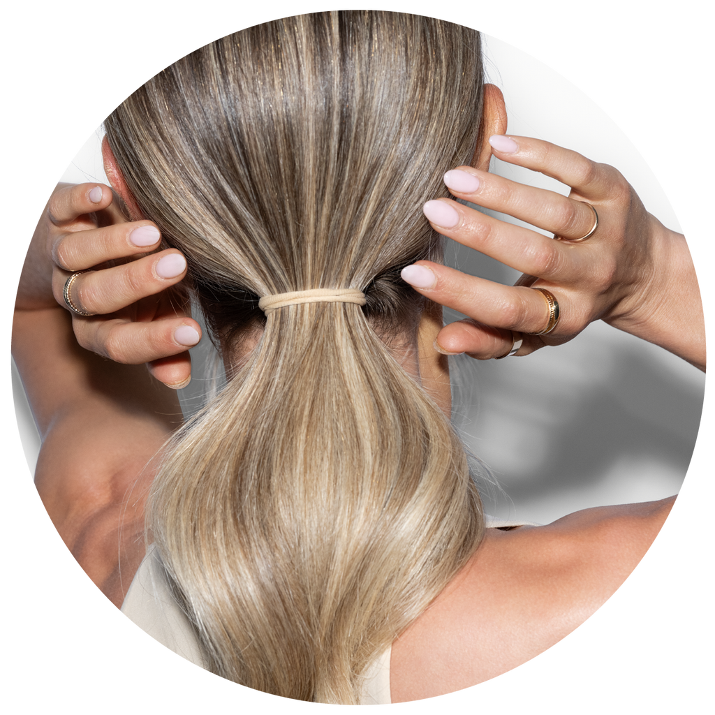 blonde hairtone image