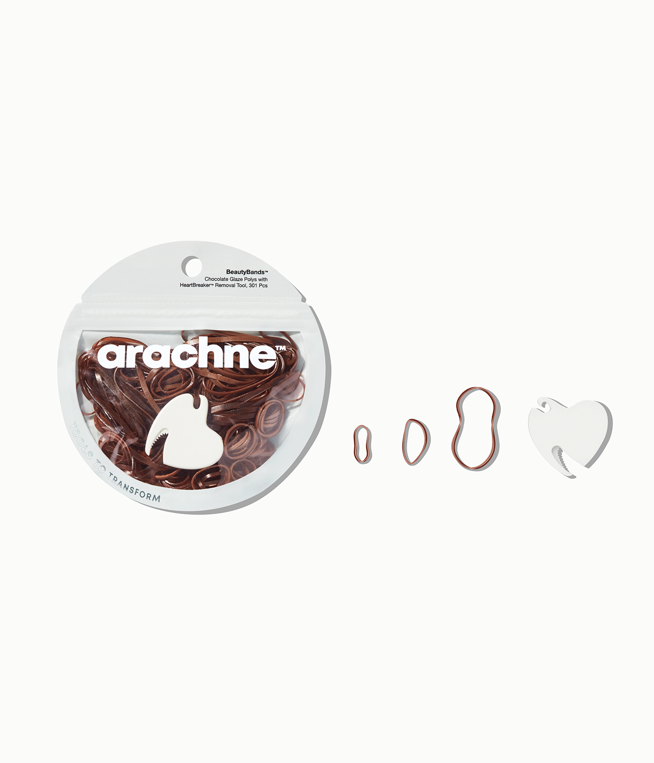 BeautyBands™ Invisible Black Polys with HeartBreaker™ Removal Tool, 301 Pcs
