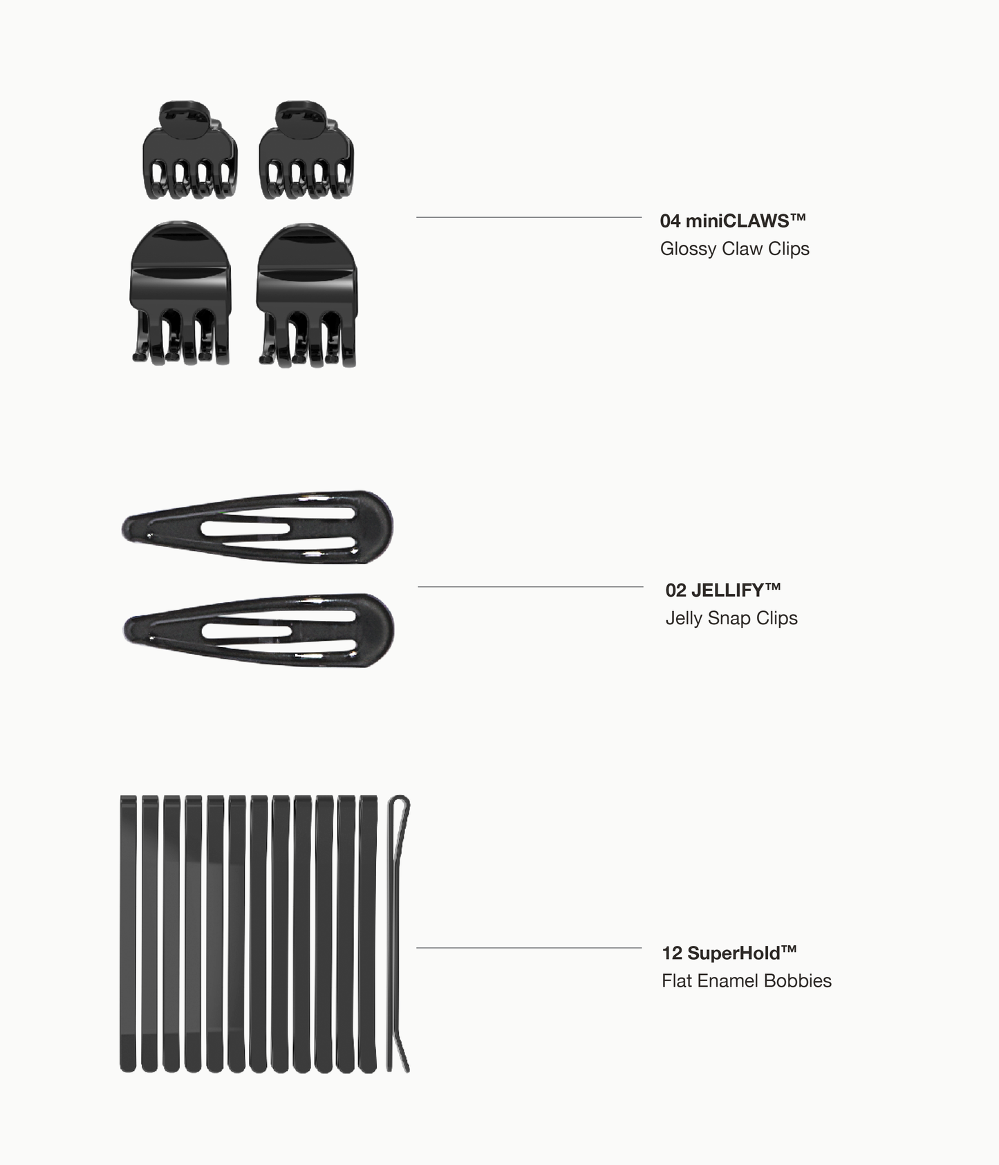 L'UOVO™ The Everywhere Essentials Egg In All Black, 38 Pcs