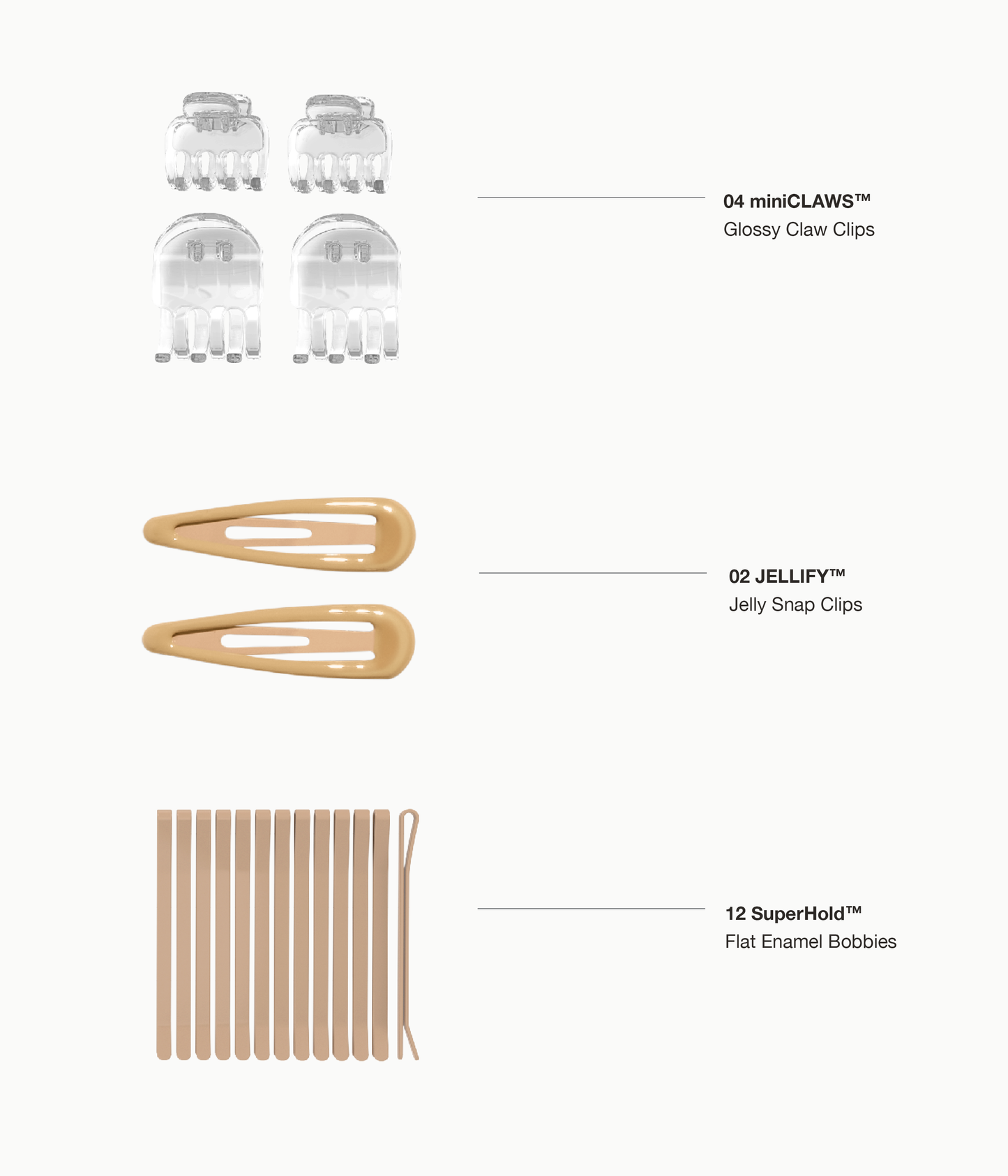 L'UOVO™ The Everywhere Essentials Egg in Blonde Bombshell, 38 Pcs