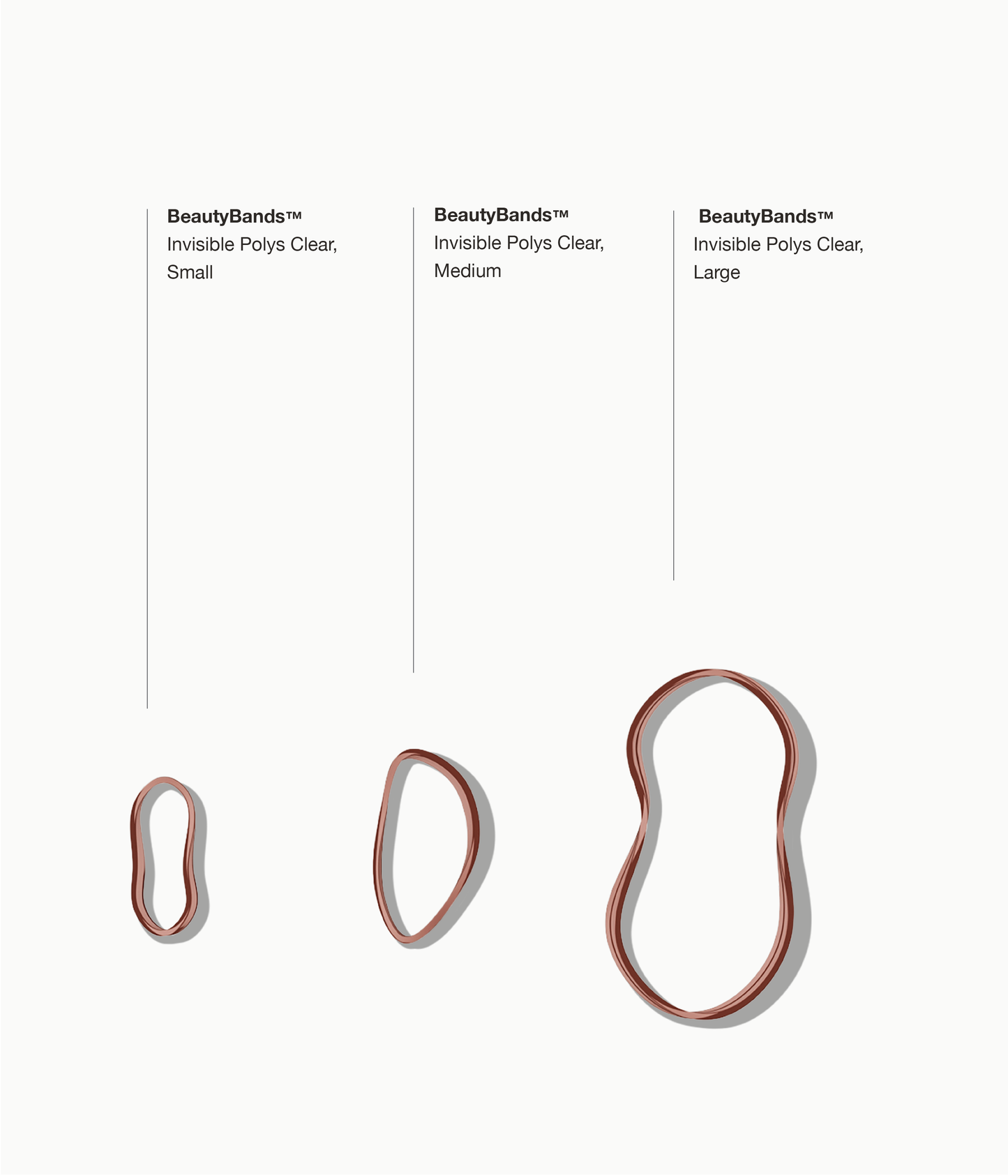 BeautyBands™ Invisible Brown Polys with HeartBreaker™ Removal Tool, 301 Pcs