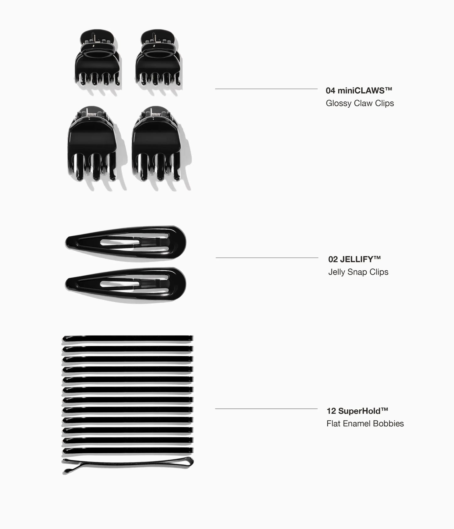 L'UOVO™ The Everywhere Essentials Egg in All Black, 38 Pcs