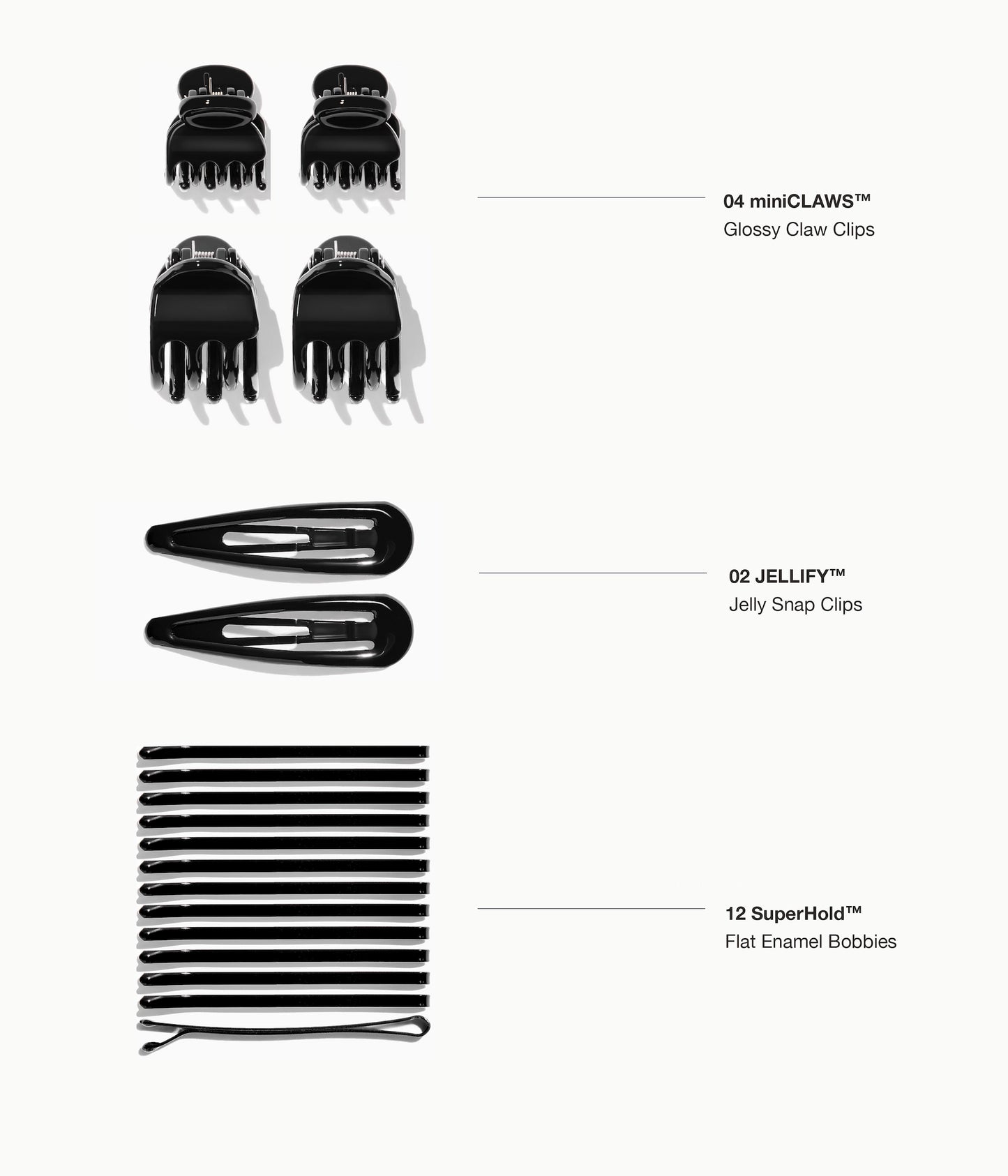 L'UOVO™ The Everywhere Essentials Egg In All Black, 38 Pcs