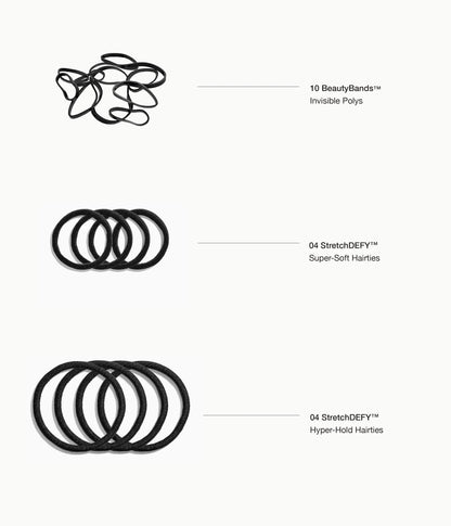 L'UOVO™ The Everywhere Essentials Egg In All Black, 38 Pcs