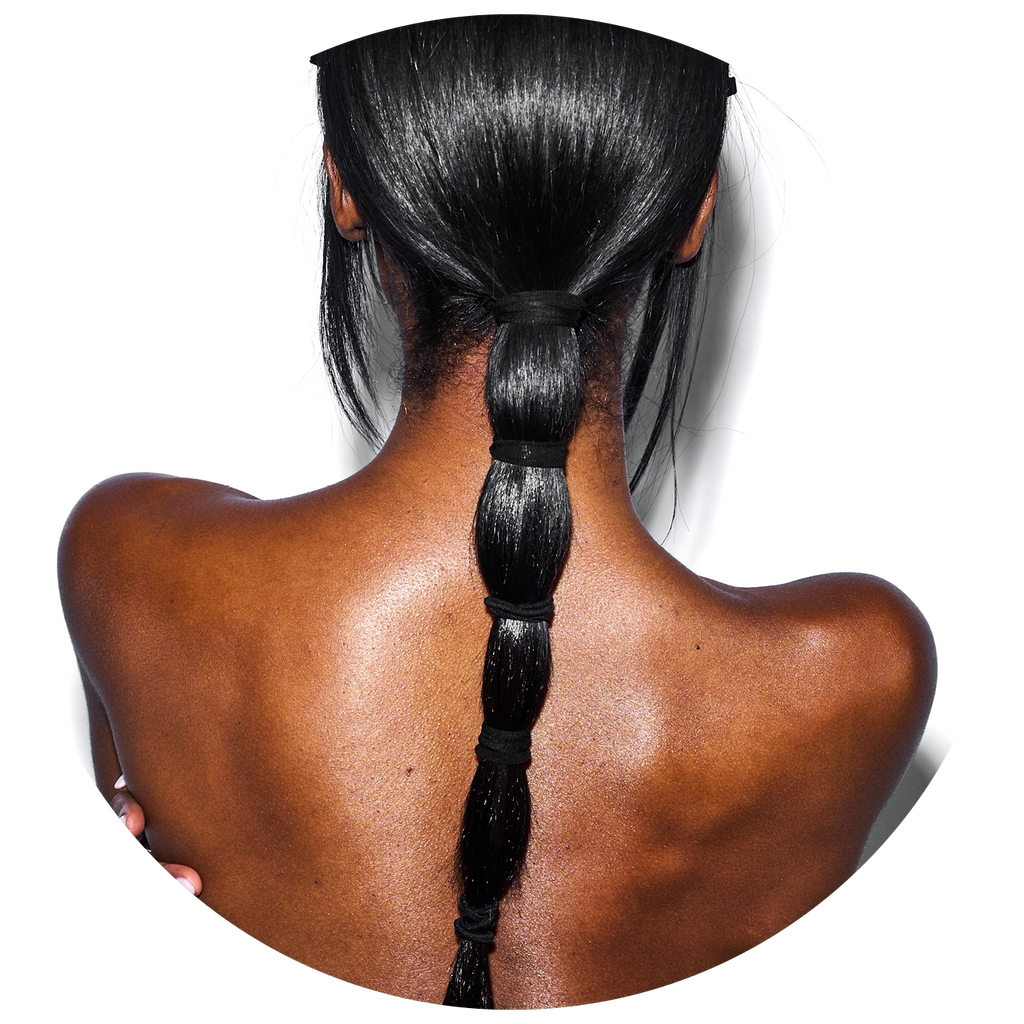 black hairtone image