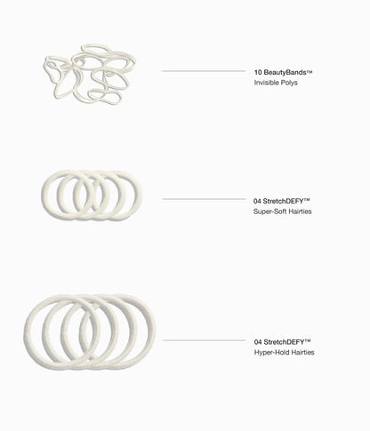 L'UOVO™ The Everywhere Essentials Egg  in Icy Platinum, 38 Pcs