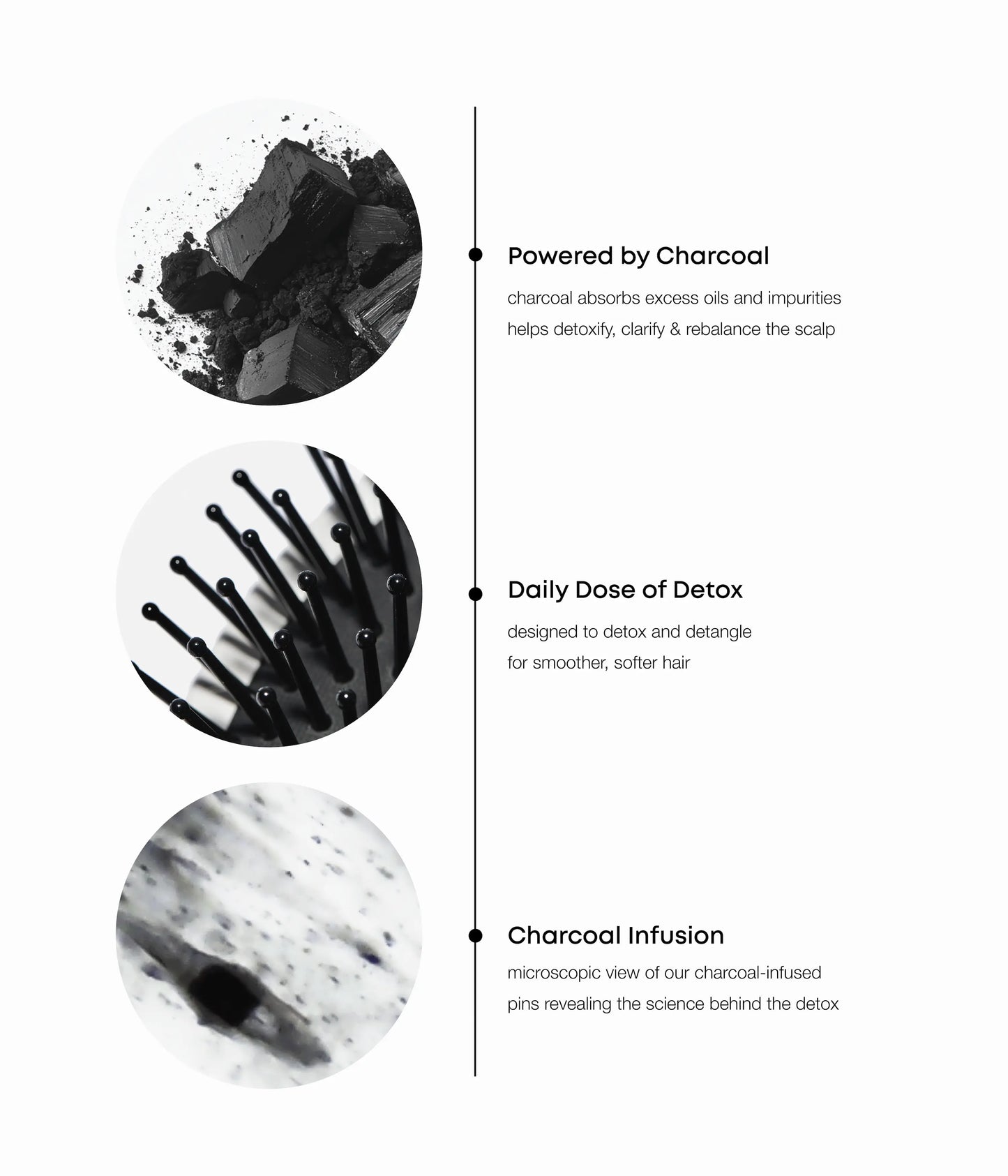 DailyDetox™ Charcoal Detangle Hairbrush