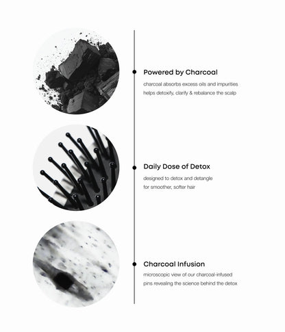 DailyDetox™ Charcoal Detangle Hairbrush
