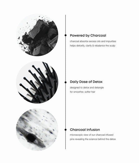 DailyDetox™ Charcoal Detangle Hairbrush