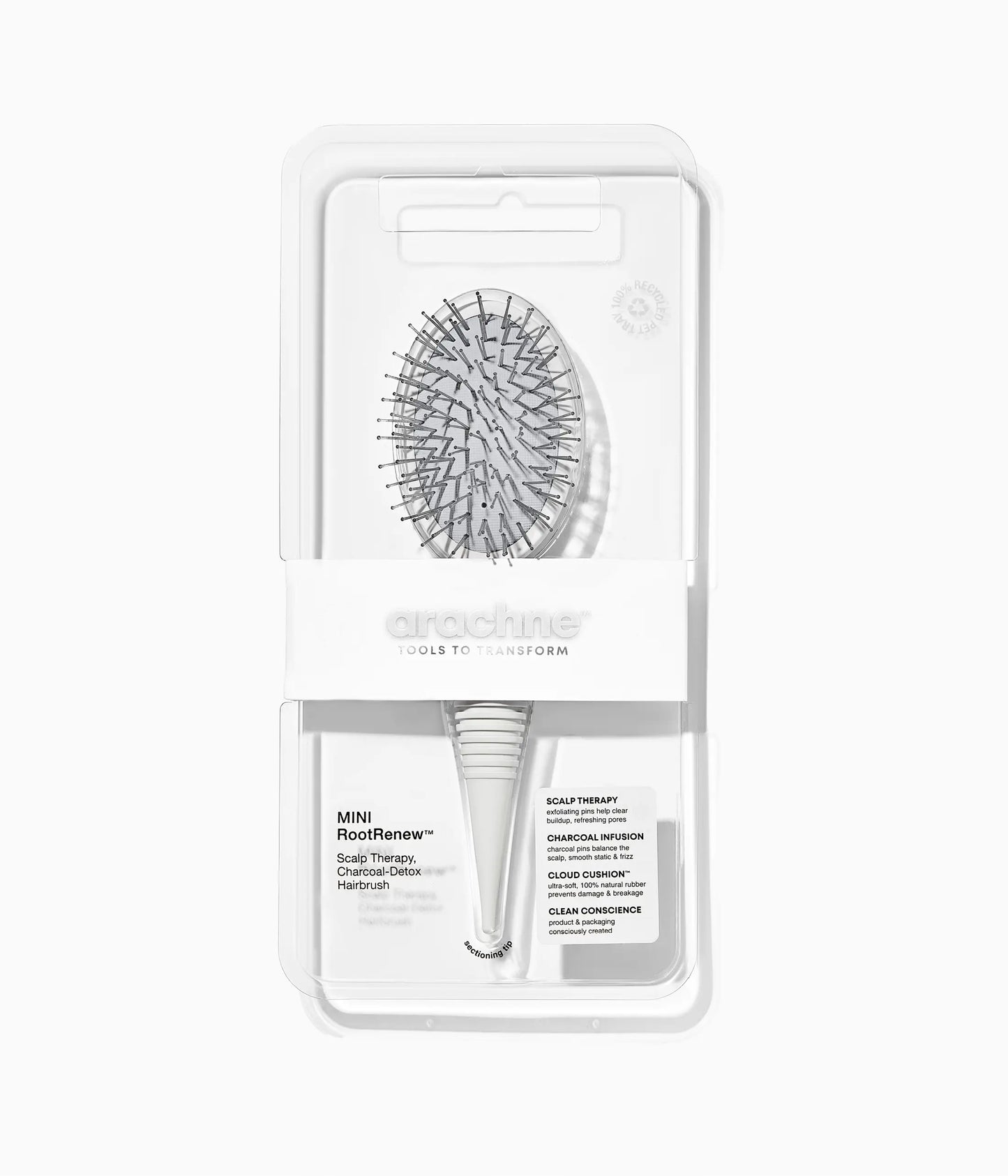 MINI RootRenew™ Scalp Therapy, Charcoal-Detox Hairbrush