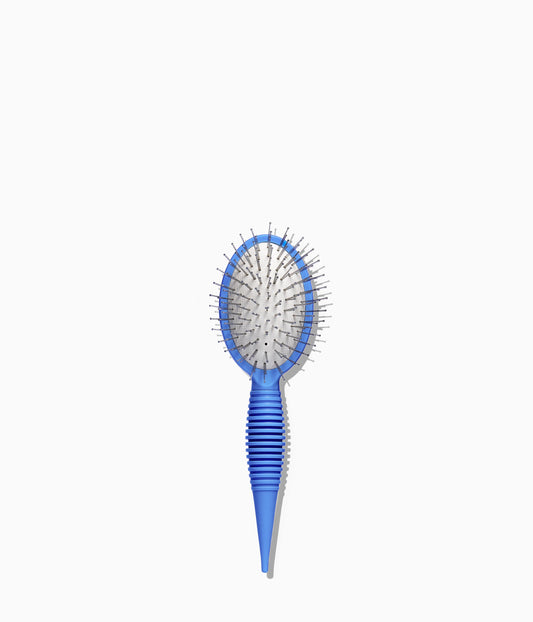 MINI RootRenew™ Scalp Therapy, Charcoal-Detox Hairbrush in Blue Curaçao