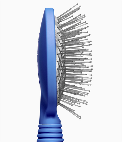 MINI RootRenew™ Scalp Therapy, Charcoal-Detox Hairbrush in Blue Curaçao