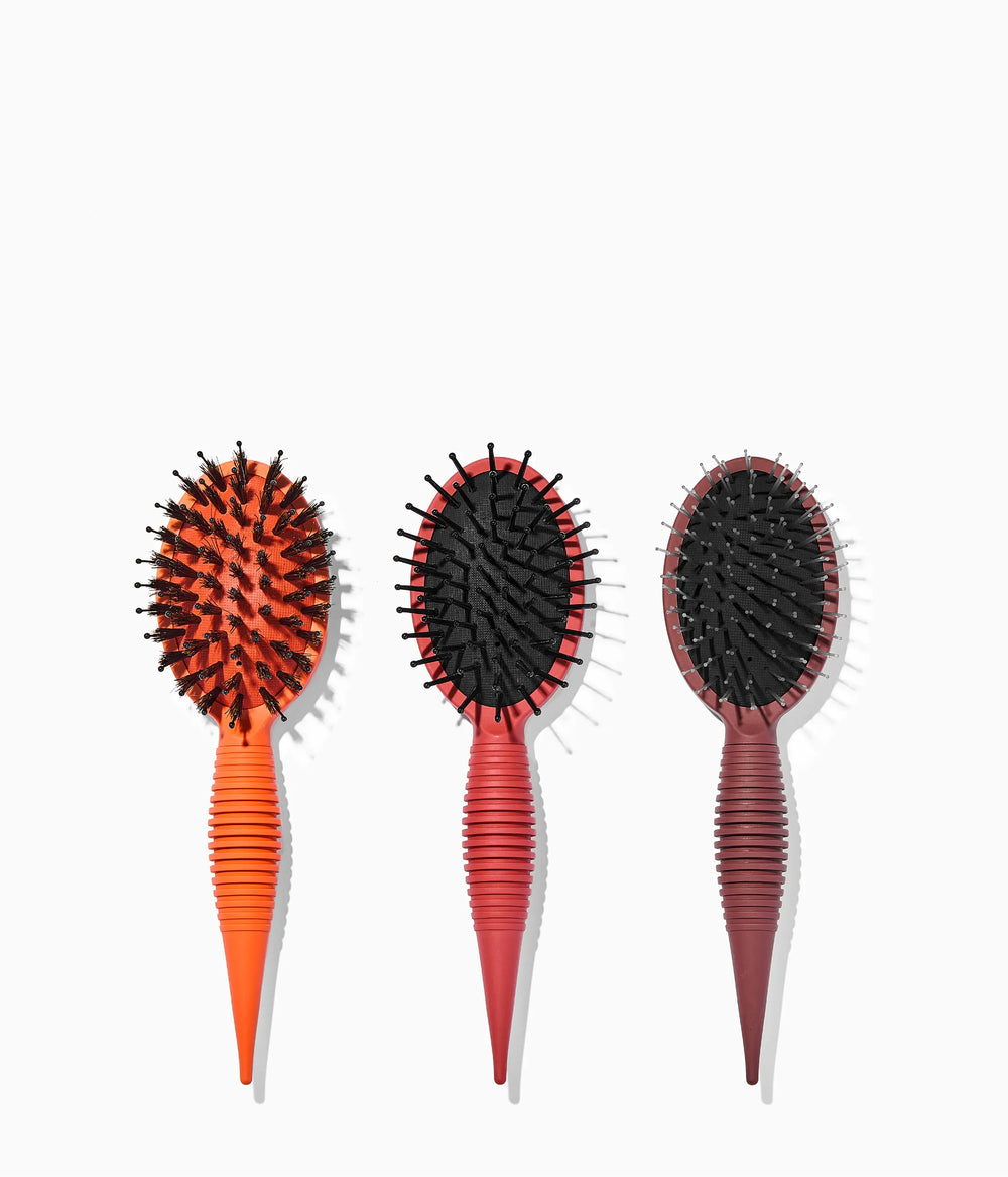 MINI BrushBundle LIMITED EDITION Trio  in Burnt Cherry Flame, 3 Pcs