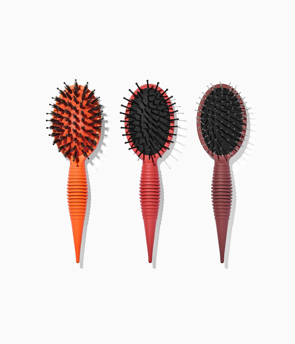 MINI BrushBundle LIMITED EDITION Trio  in Burnt Cherry Flame, 3 Pcs