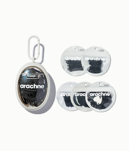 The Everywhere Essentials Egg + 5 Refills in All Black, 393 Pcs