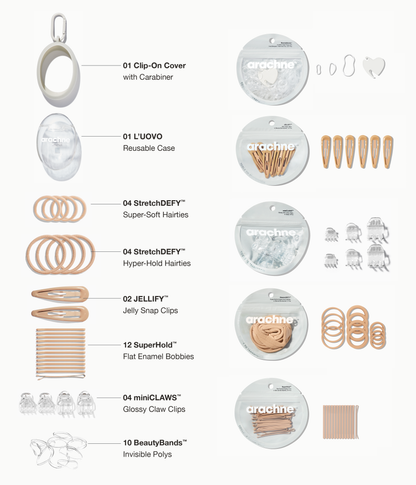 The Everywhere Essentials Egg + 5 Refills in Blonde Bombshell, 393 Pcs