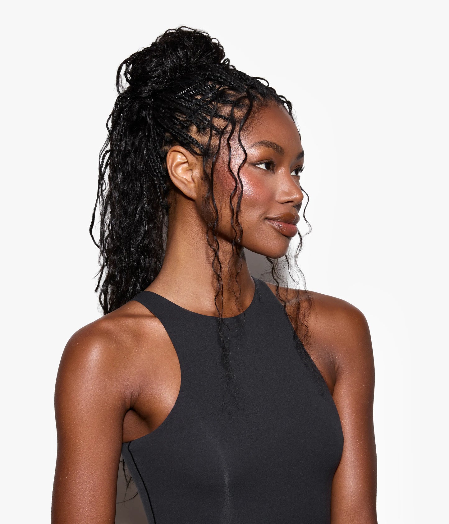 SuperHold™ Flat Enamel Bobby Pins in All Black, 24 Pcs