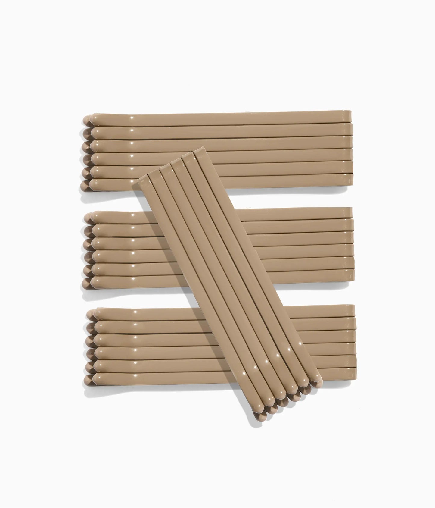 SuperHold™ Flat Enamel Bobby Pins  in Hazelnut Honey, 24 Pcs