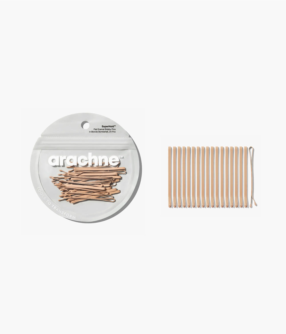 SuperHold™ Flat Enamel Bobby Pins in Blonde Bombshell, 24 Pcs