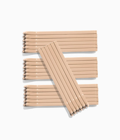 SuperHold™ Flat Enamel Bobby Pins in Blonde Bombshell, 24 Pcs