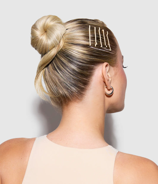 SuperHold™ Flat Enamel Bobby Pins in Vanilla Chai, 24 Pcs