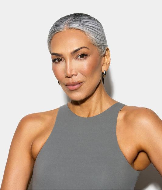 StretchDEFY™ Super-Soft & Hyper-Hold  Hairties in Silver Fox, 12 Pcs