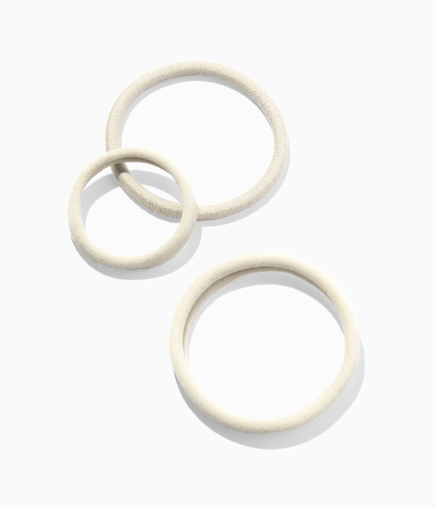 StretchDEFY™ Super-Soft & Hyper-Hold  Hairties in Icy Platinum, 12 Pcs