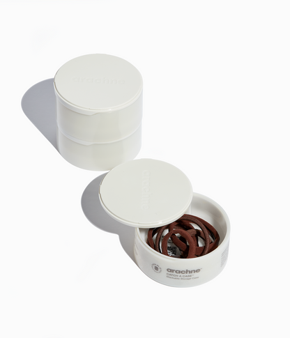 StretchDEFY™  Super-Soft & Hyper-Hold Hairties in Chocolate Glaze, 12 Pcs