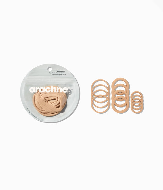 StretchDEFY™ Super-Soft & Hyper-Hold Hairties in Blonde Bombshell, 12 Pcs