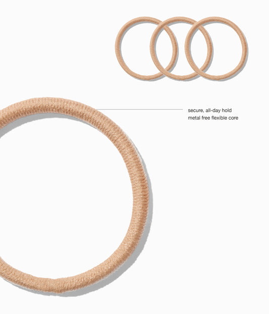 StretchDEFY™  Super-Soft & Hyper-Hold Hairties in Blonde Bombshell, 12 Pcs