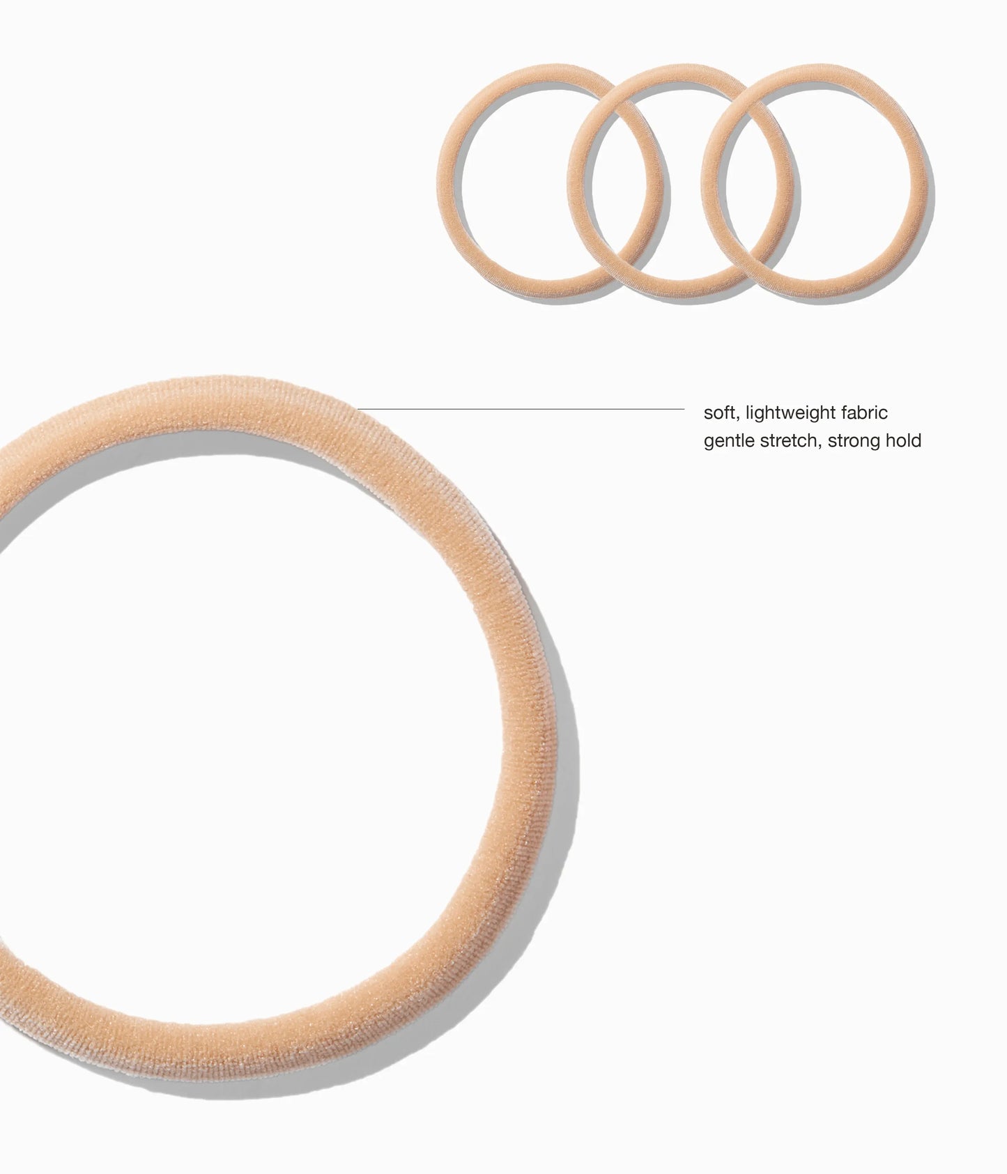 StretchDEFY™  Super-Soft & Hyper-Hold Hairties in Blonde Bombshell, 12 Pcs