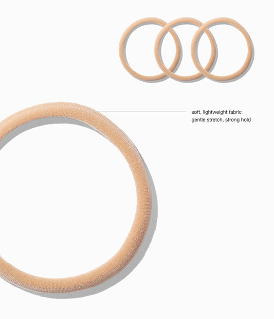 StretchDEFY™  Super-Soft & Hyper-Hold Hairties in Blonde Bombshell, 12 Pcs