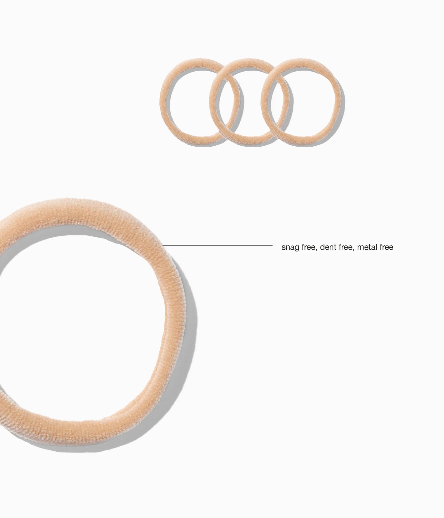 StretchDEFY™  Super-Soft & Hyper-Hold Hairties in Blonde Bombshell, 12 Pcs