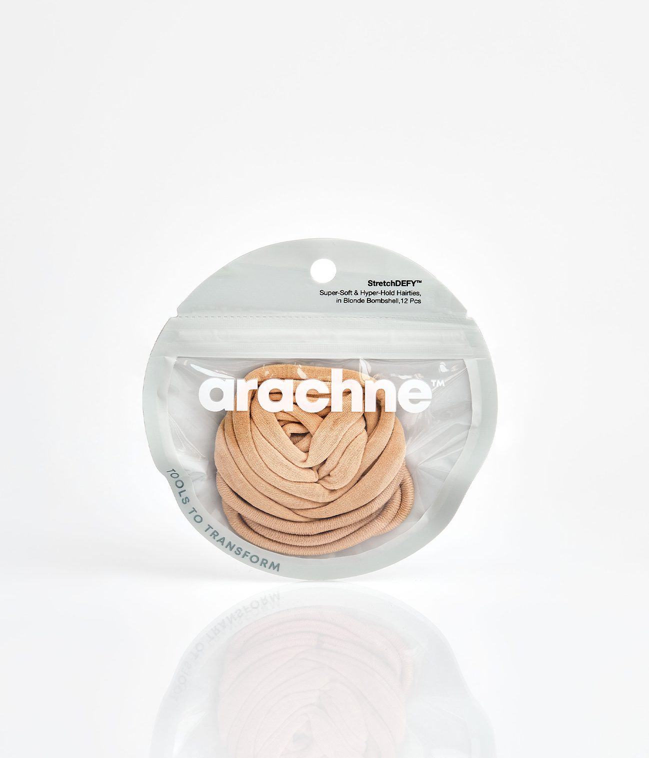 StretchDEFY™ Super-Soft & Hyper-Hold Hairties in Blonde Bombshell, 12 Pcs