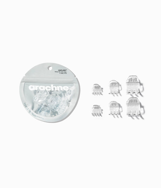 miniCLAWS™  Glossy Mini Claw Clips in Clear,  6 Pcs