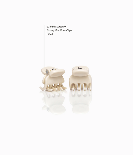 miniCLAWS™ Glossy Mini Claw Clips  in Vanilla Chai, 6 Pcs