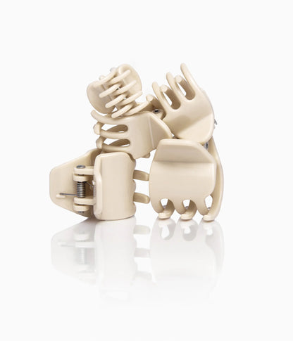 miniCLAWS™ Glossy Mini Claw Clips  in Vanilla Chai, 6 Pcs