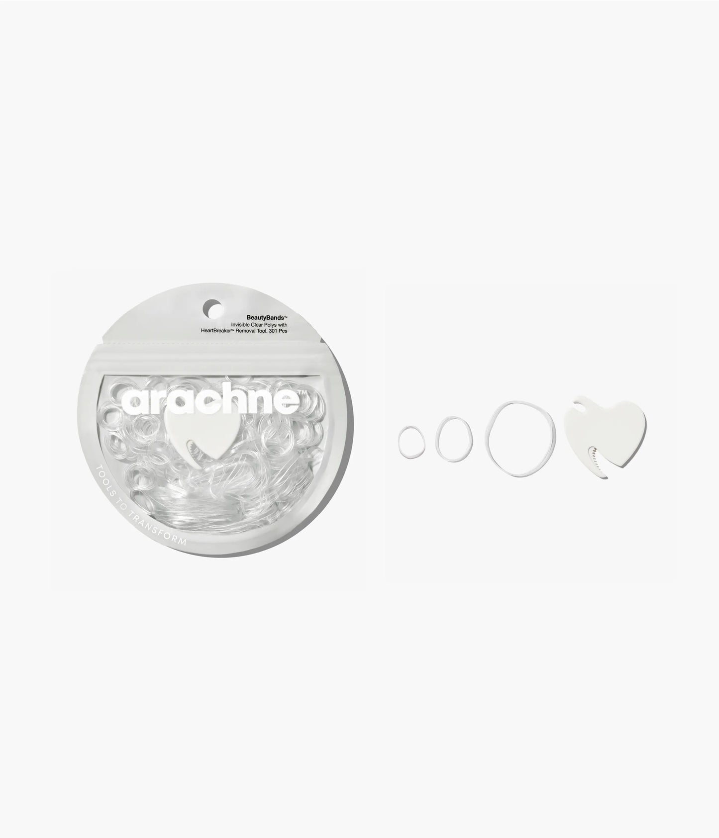 BeautyBands™ Invisible Clear Polys with HeartBreaker™ Removal Tool, 301 Pcs