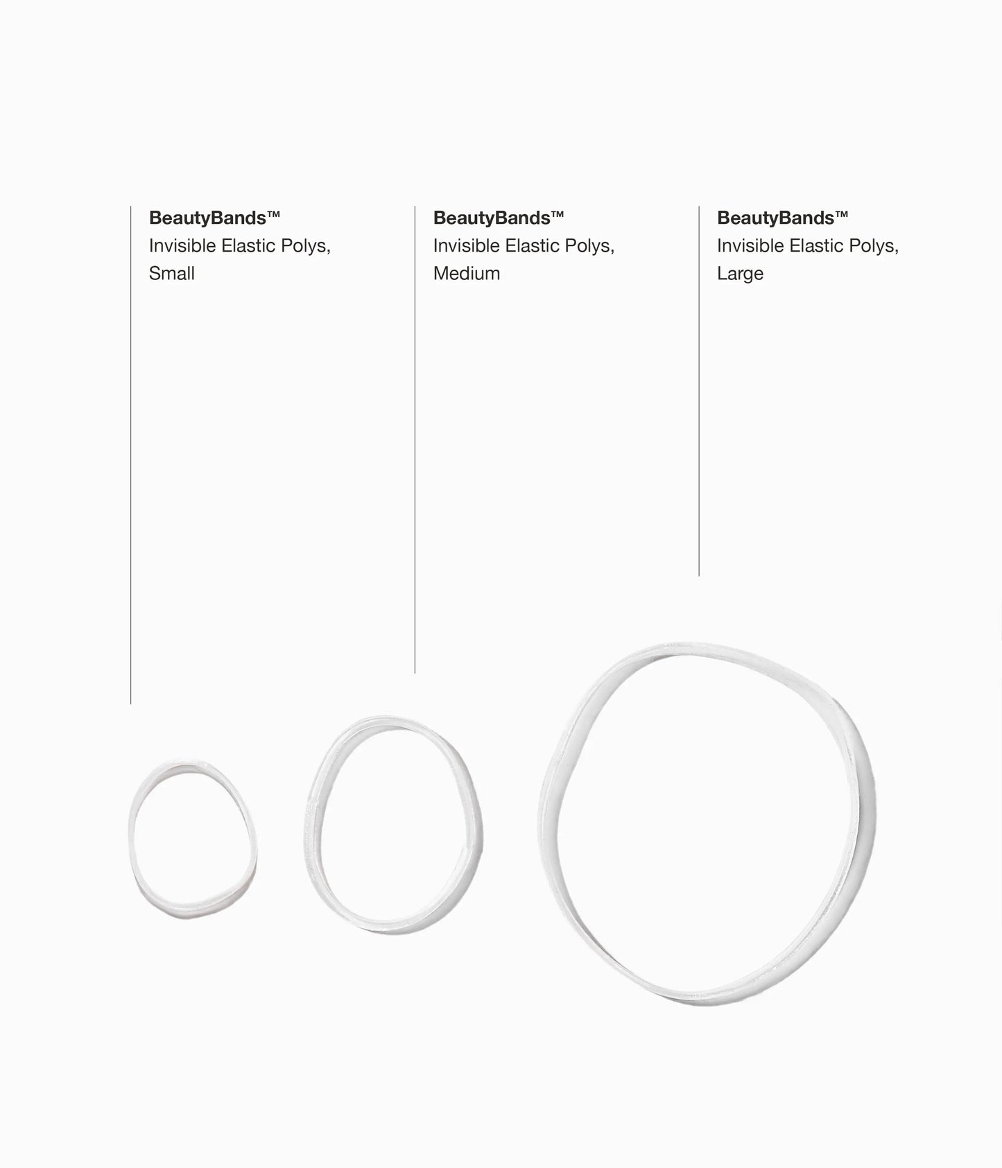 BeautyBands™ Invisible Clear Polys with HeartBreaker™ Removal Tool, 301 Pcs