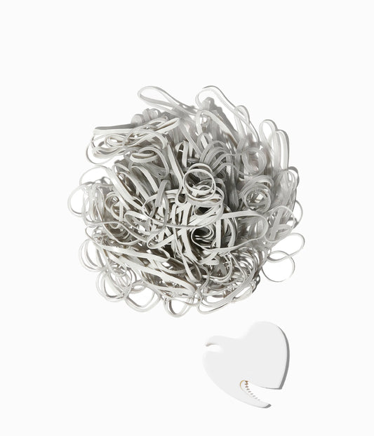 BeautyBands™ Silver Fox Polys with HeartBreaker™ Tool, 301 Pcs