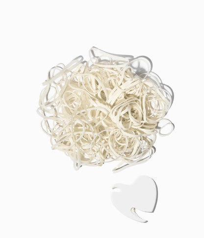 BeautyBands™ Icy Platinum Polys with HeartBreaker™ Tool, 301 Pcs