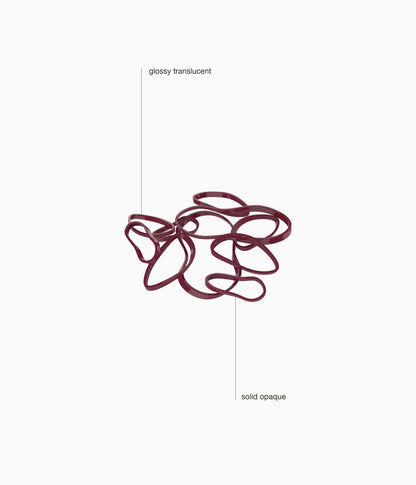 BeautyBands™ Black Cherry Polys with HeartBreaker™ Tool, 301 Pcs