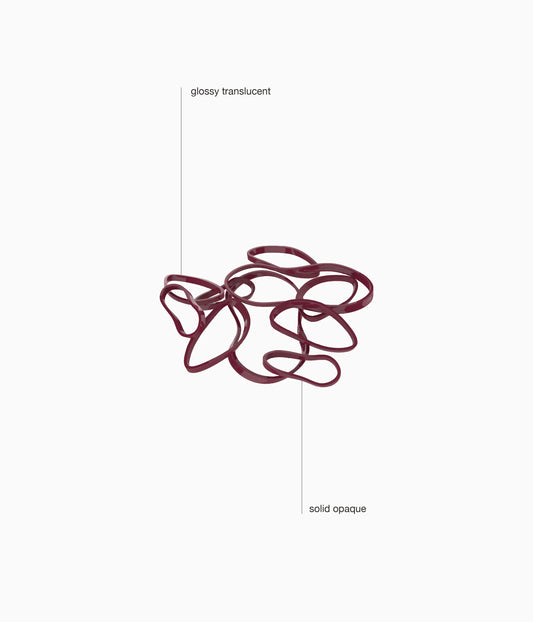 BeautyBands™ Black Cherry Polys with HeartBreaker™ Tool, 301 Pcs