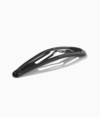 JELLIFY™ Jelly Snap Clips in All Black, 12 Pcs