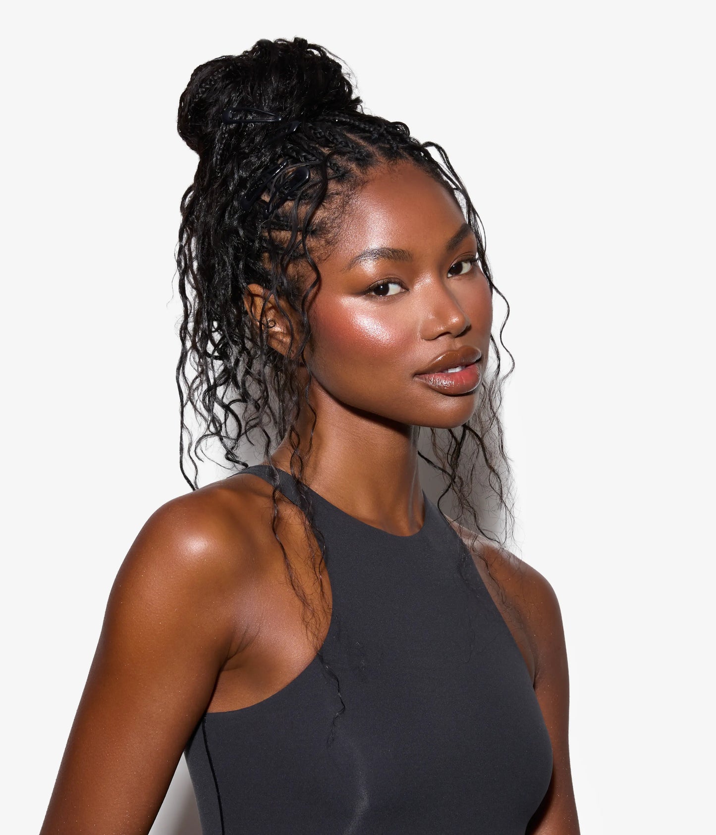 JELLIFY™ Jelly Snap Clips in All Black, 12 Pcs