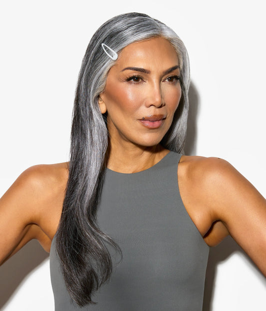 JELLIFY™ Jelly Snap Clips in Silver Fox, 12 Pcs