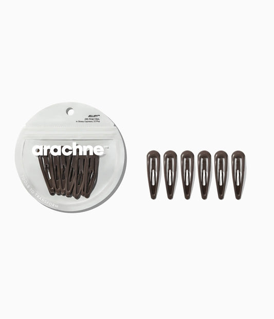 JELLIFY™ Jelly Snap Clips in Glossy Espresso, 12 Pcs